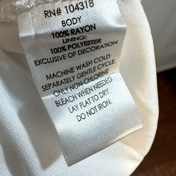 Allison Brittney White Tiered Crochet Lace Trim Spaghetti Straps Boho Maxi Dress - Picture 11 of 12